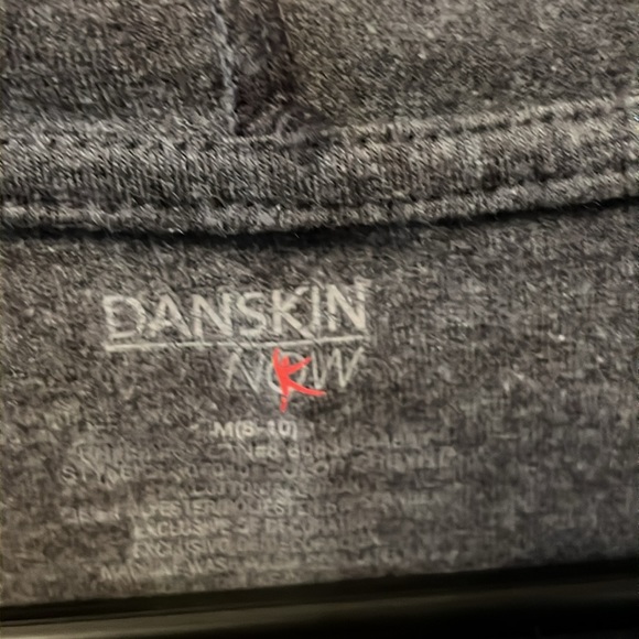 Grey zip up Danskin poly cotton light jacket - Picture 4 of 4